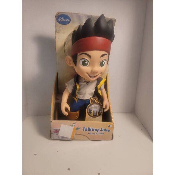 Disney Kids' Multicolor Jake And The Never Land Pirate Talking Toy Doll NWOT - Picture 1 of 6